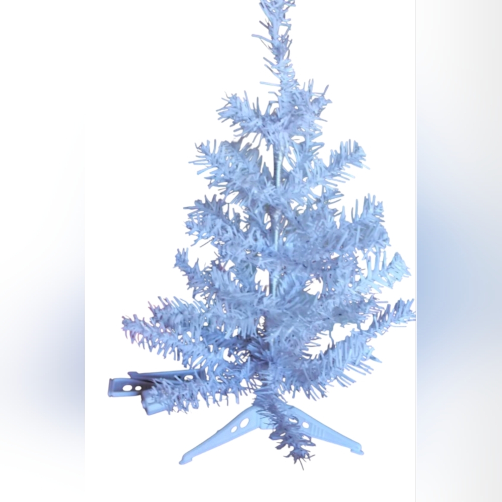 White Miniature Christmas Tree NIB